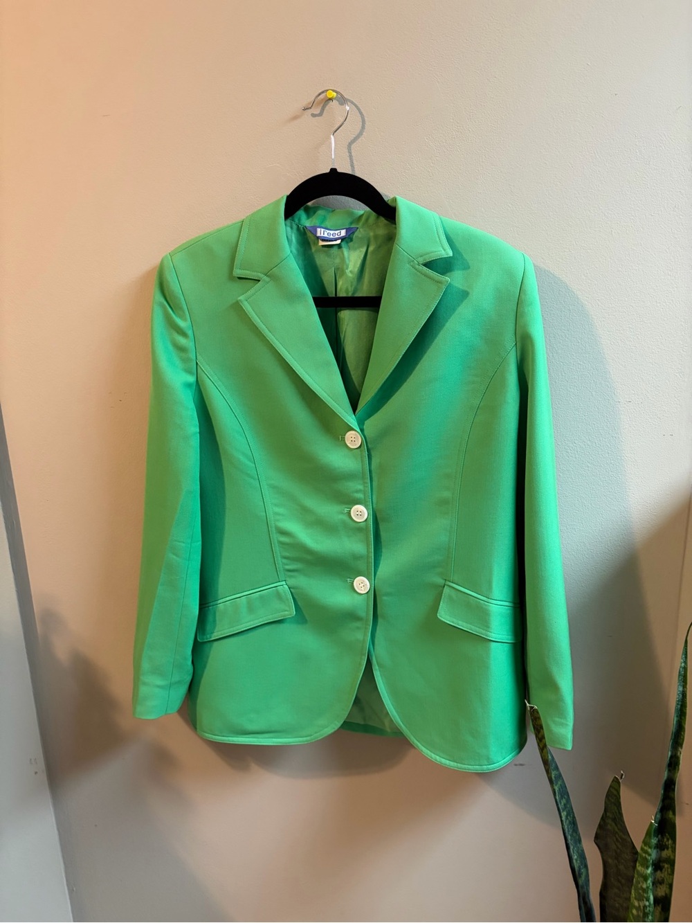 Austin Reed Classic Women's Green Blazer Jacket - Tailored Button Front